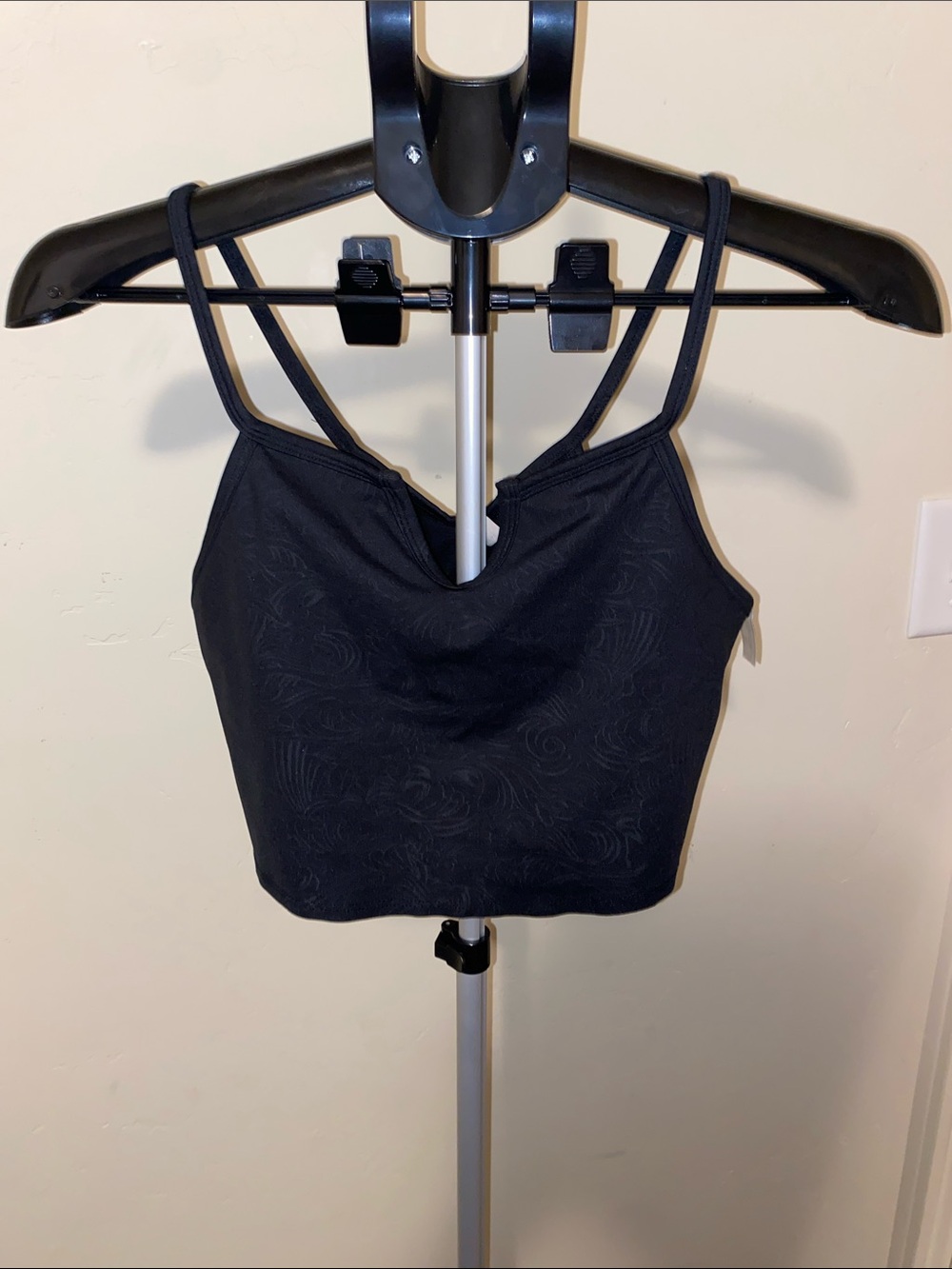 NWOT FP BLACK TANK CROP TOP SIZE SMALL